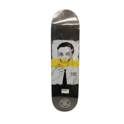 AFTER SHAVE Skateboard Deck Only Black 8 1/2"