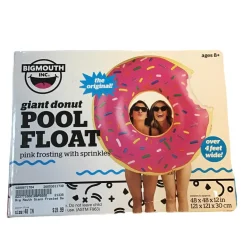 Big Mouth Giant Donut Pool Float 48"