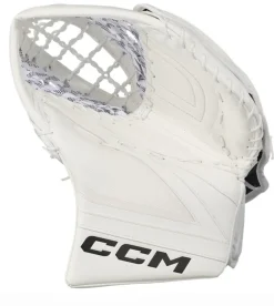 CCM TACKS Senior Goalie Catcher White