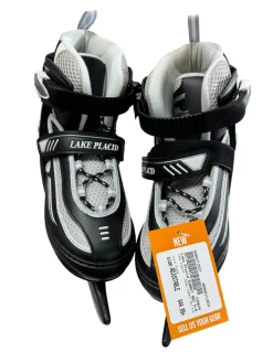 Lake Placid SUMMIT ADJ 5-8 Mens Skate Black Adjustable