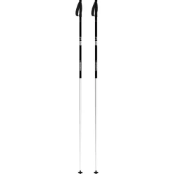 Like-New Rossignol FT500 Mens XC Ski Poles White And Black 140 cm / 56 in
