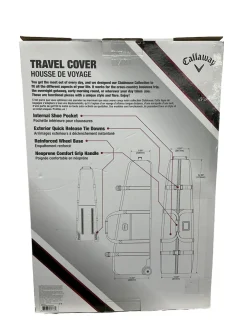 Never Used Callaway SOFT TRAVEL BAG Travel Bag Grey