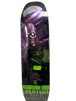 New Creature Darren Navarrette FEEDING TIME XX Skateboard Deck Black 9"