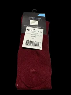 New Holloway COMPETE ATHLETIC SOCK Athletic Wine Red M/L