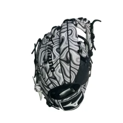 NEW Mizuno MIZUNO MVP PRIME FASTPITCH GLOVE RH Throw Fastpitch Gloves Black And White 11 1/2"