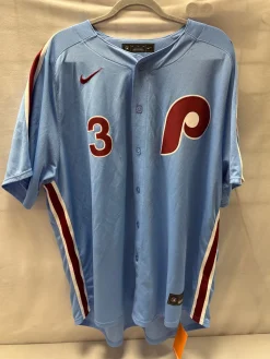 New Nike PHILLIES BRYCE HARPER BB/SB Jersey Sky Blue 2X