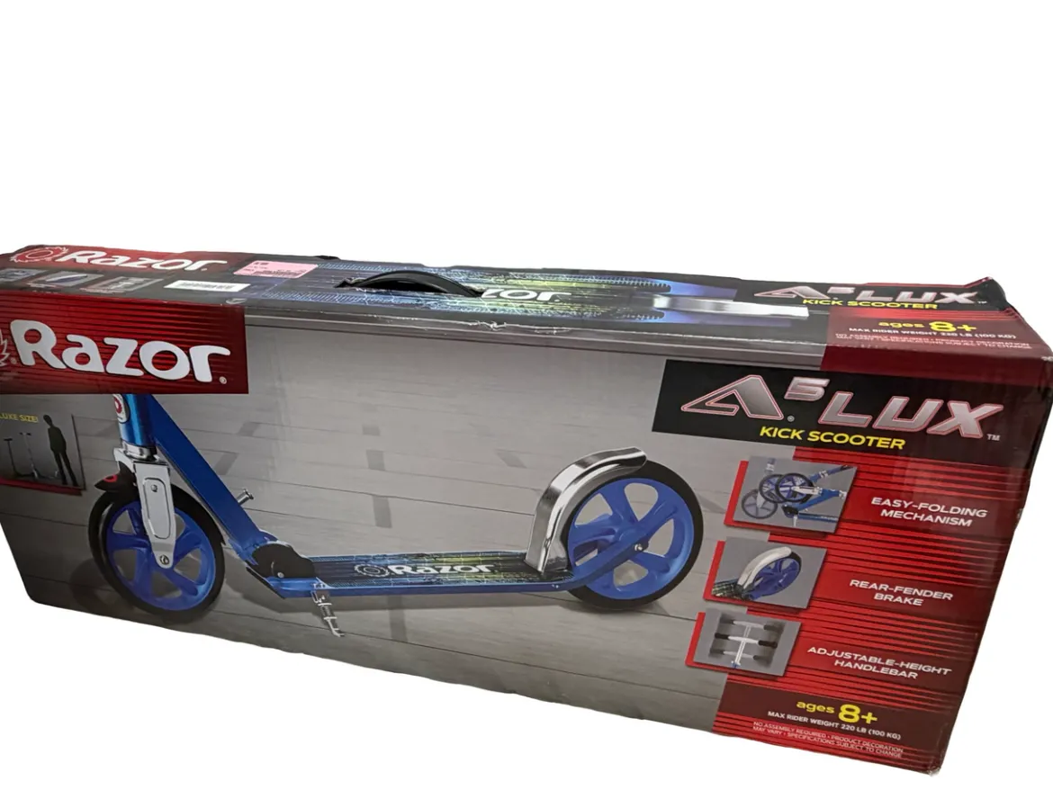 New Razor A5 LUX Scooter Royal Blue