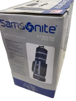 New Samsonite Style 700 3-Piece Set Golf Travel Bag Set