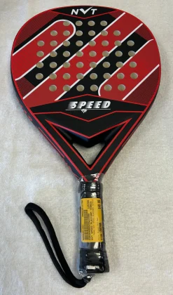 NVT SPEED PLATFORM TENNIS PADDLE Black/Red New wrapper still on grip