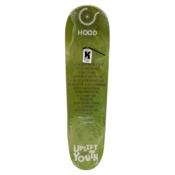 UPLIFT THE YOUTH Skateboard Deck Only Black 8