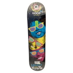 UPLIFT THE YOUTH Skateboard Deck Only Black 8