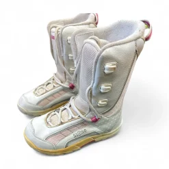 Used 5150 BOOTS Girls Snowboard Boots White Junior 04