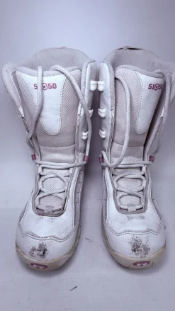Used 5150 BRIGADE Girls Snowboard Boots White Junior 03