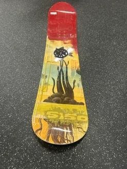 Used 5150 EMPRESS Womens Snowboard Only Maroon 144 cm