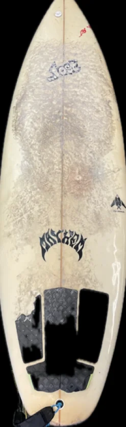 Used 3 FIN Surfboard White 6Ft 6In