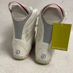 Used 5150 Girls Snowboard Boots White Junior 05
