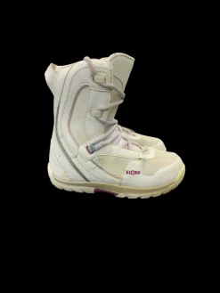 Used 5150 GIRLS SNOWBOARD BOOTS Girls Snowboard Boots Pink And White Junior 05
