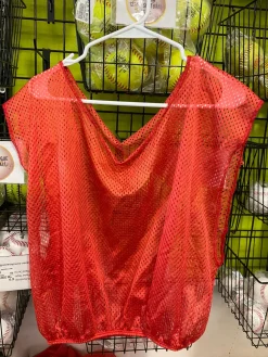 Used 11 PC PENNIES Soccer Top Yth Red Junior