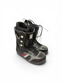 Used 5150 SQUADRON Mens Snowboard Boots Black And Red Senior 12