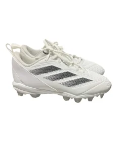 Used Adidas ADIZERO INSTINCT CLEATS BB/SB Cleats White Junior 04.5