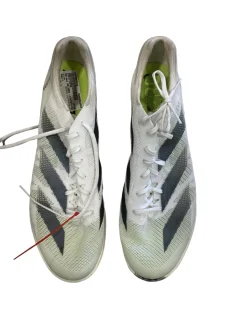 Used Adidas ADIZERO LIGHTSTRIKE PRO Track & Field Cleats Adult White Senior 12
