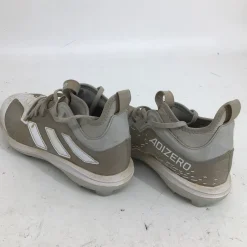Used Adidas ADIZERO SR 6 LAX CLEATS LAX Cleats Mens White Senior 6