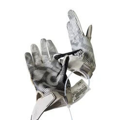 Used Adidas ADULT RECEIVER GLOVES FB Gloves White LG