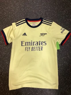 Used Adidas ARSENAL Soccer Top Adt Yellow LG