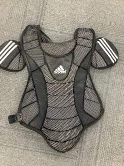 Used Adidas CHEST PROTECTOR Catchers Chest Protector Black Youth