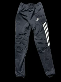 Used Adidas CLIMALITE GOALKEEPER PANTS MD ADULT Goalie Bottom Adt Black And White MD