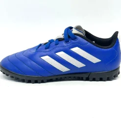 Used Adidas GOLETTO Soccer Turf Shoes Royal Blue Junior 01