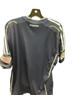 Used Adidas KANSAS CITY SPORTING Soccer Top Adt Navy Blue 2X