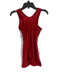 Used Adidas MD Red Wrestling Singlet