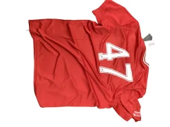Used Adidas NCFC Soccer Top Adt Cardinal LG