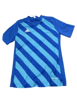Used Adidas PRACTICE JERSEY Soccer Top Yth Royal Blue MD