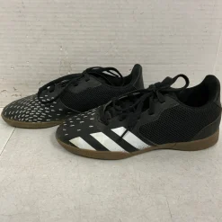 Used Adidas PREDATOR Soccer Indoor Shoes Black Junior 02