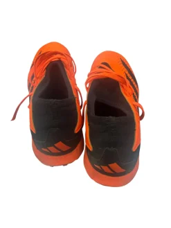 Used Adidas PREDATOR Soccer Indoor Shoes Orange Junior 05.5
