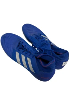 Used Adidas PREDATOR TANGO 19.3 BB9084 Mens Soccer Turf Shoes Royal Blue Size 12