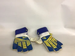 Used Adidas PREDATOR TOP TRAINING Soccer Goalie Gloves Royal Blue 8