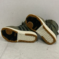 Used Adidas SAMBA Mens Snowboard Boots Green Senior 10