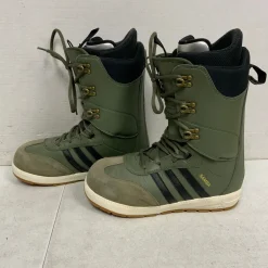 Used Adidas SAMBA Mens Snowboard Boots Green Senior 10