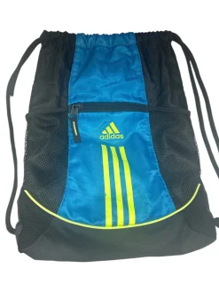 Used Adidas Soccer Ball Bag Black And Royal Blue