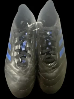 Used Adidas Soccer Cleats Black And Navy Blue Junior 03