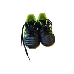 Used Adidas Soccer Indoor Shoes Black Junior 01