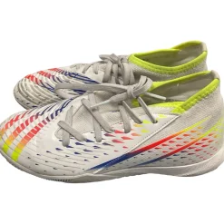 Used Adidas Soccer Indoor Shoes White Junior 03