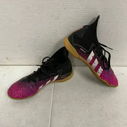 Used Adidas Soccer Indoor Shoes Pink Junior 04