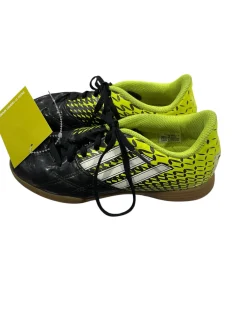 Used Adidas Soccer Indoor Shoes Yellow Junior 02.5