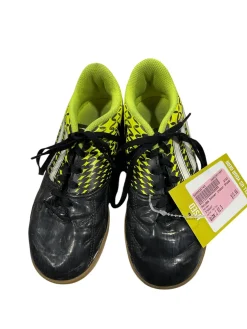 Used Adidas Soccer Indoor Shoes Yellow Junior 02.5