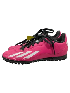 Used Adidas Soccer Indoor Shoes Pink Junior 02