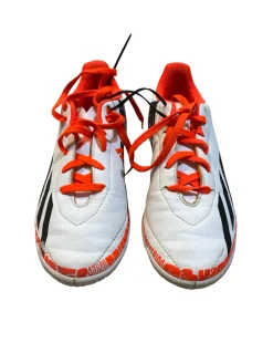 Used Adidas Soccer Indoor Shoes White Junior 03